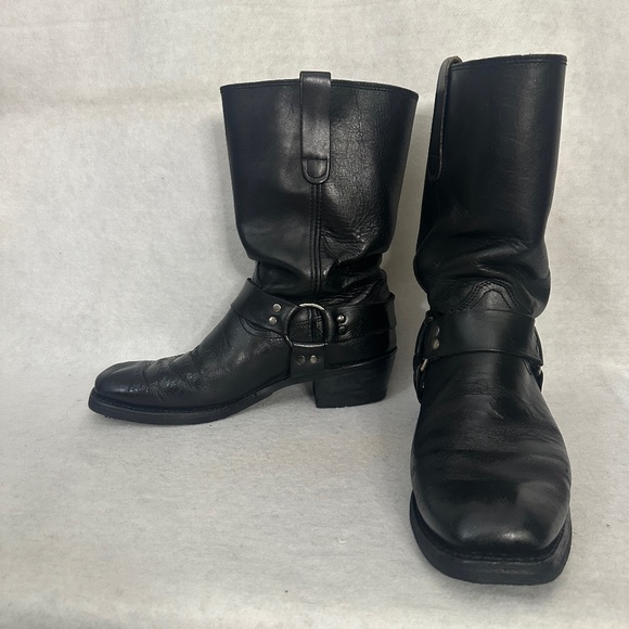 Leathermasters Handmade Harness Boots EU 44 / US 10.5-11 Gently worn VINTAGE - Picture 1 of 9